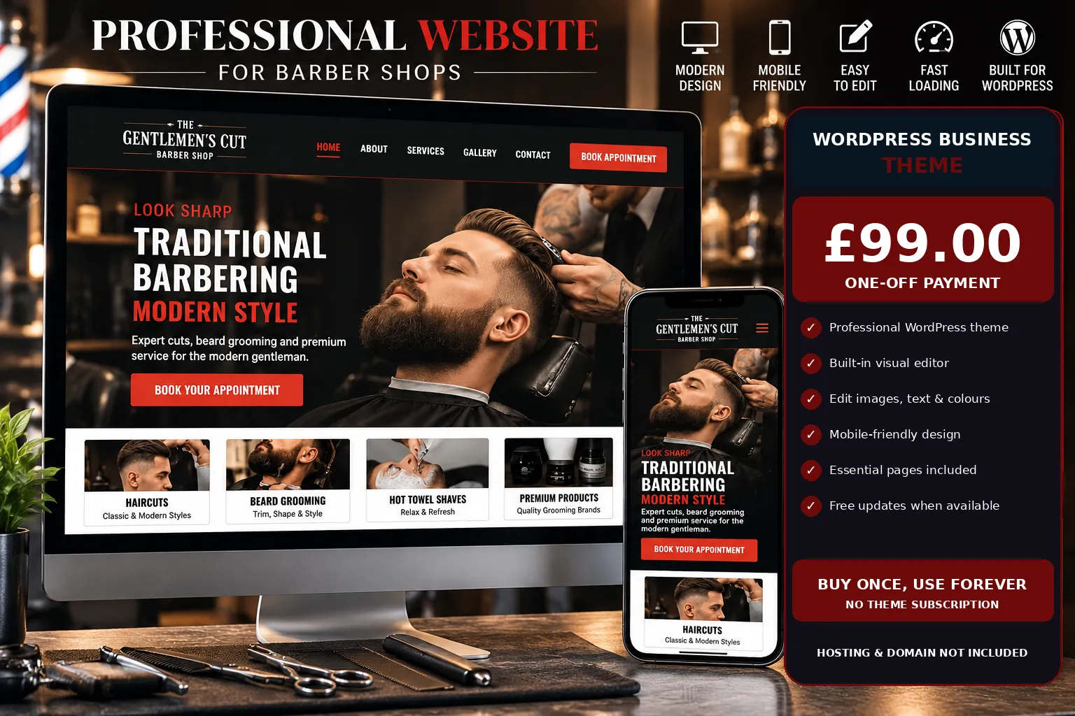 Barber WordPress theme