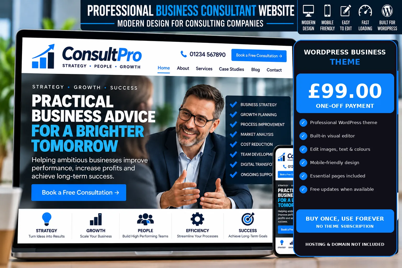Consultant WordPress theme