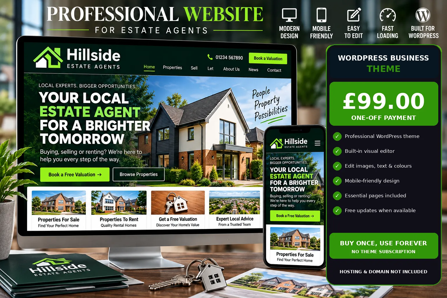 Estate Agent WordPress theme
