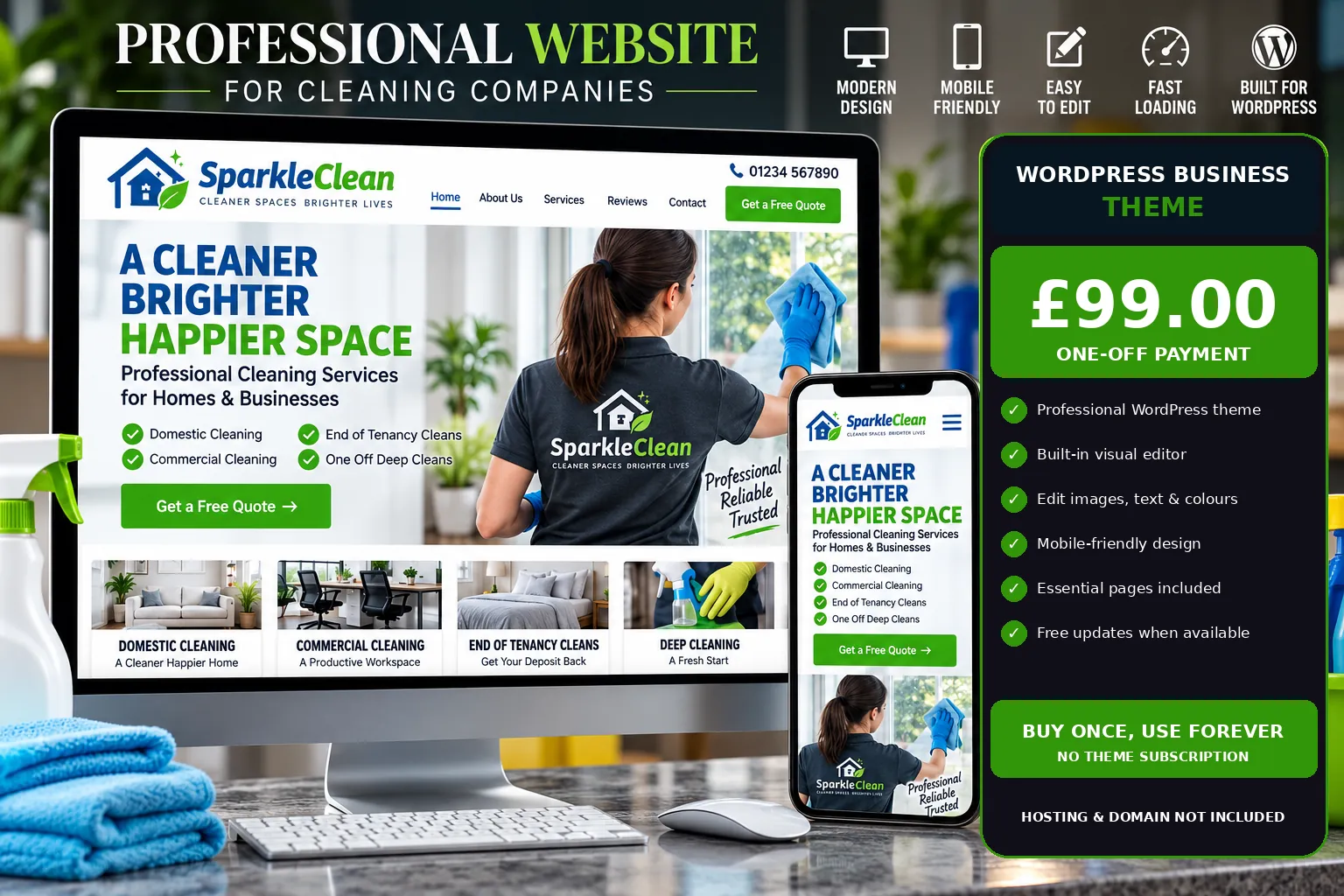 Painter Decorator WordPress theme