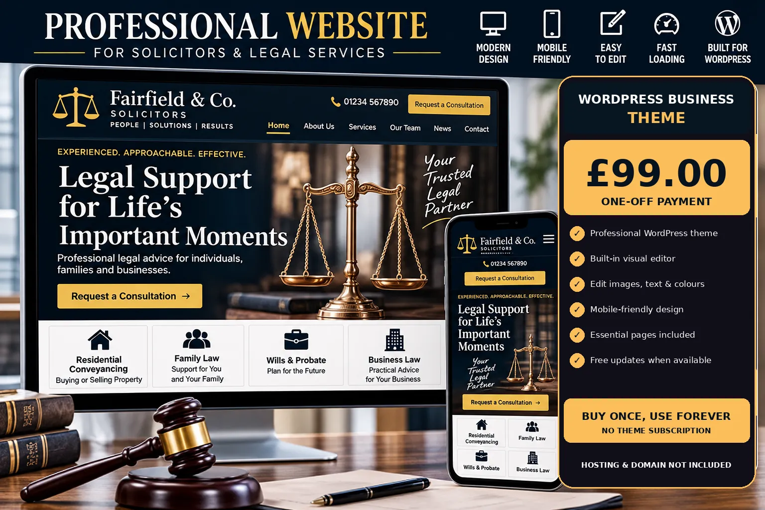Photographer WordPress theme