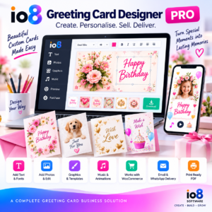 io8 Greeting Card Designer Pro – WooCommerce Personalised Greeting Card Plugin